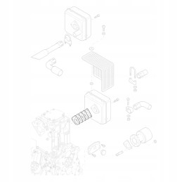Hatz 01429100 duslintuvo tarpiklių komplektas 1d81 1d90