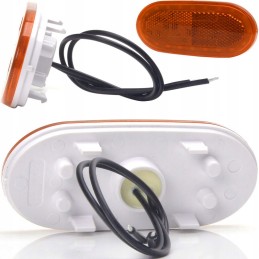 Oranžinė šoninė gabaritinė lemputė LED 12 24v buvo