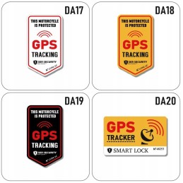 Apsauginis lipdukas GPS sekimo signalizacijai 15cc