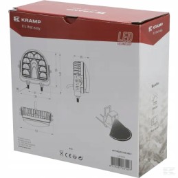 20w raudonos lanko linijos saugos lempa