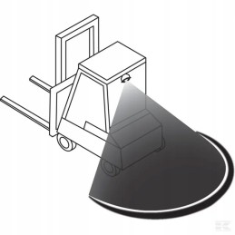 20w raudonos lanko linijos saugos lempa