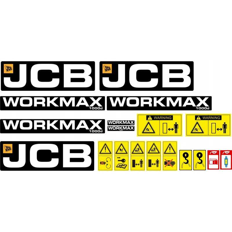 JCB Workmax 1000D UTV laminuoti lipdukai