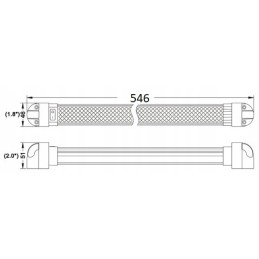 LED lempa ekskavatoriaus kabinai 12v 24v universali