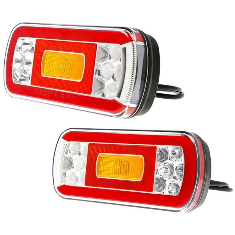 Galinės lempos šakinis krautuvas ekskavatorius JCB 12 24V LED