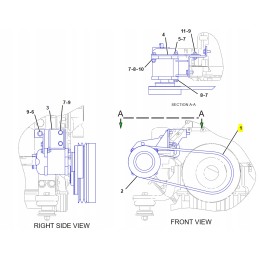 Trapecinis diržinis kačių ekskavatorius-krautuvas cva