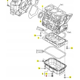 Yanmar alyvos bako kamštis vio10 vio27 sv15 sv22