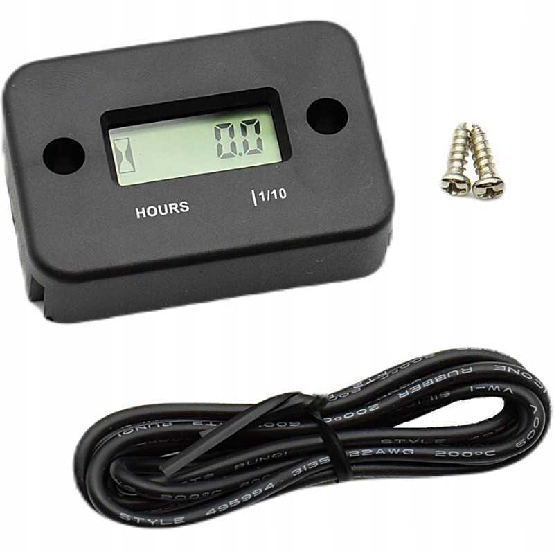 Variklio valandų skaitiklis pjūklui, motociklui, motorolerio generatoriui