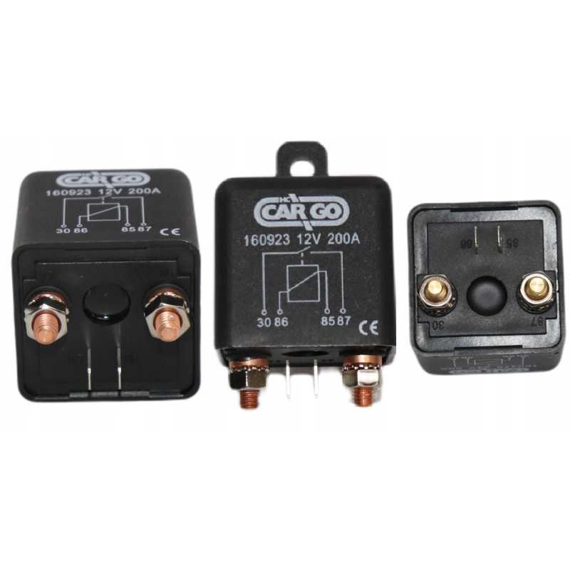 Didelės galios universali relė 12v 200a