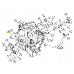 Kačių ekskavatoriaus krautuvo transmisijos tarpiklis