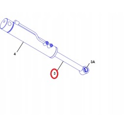 Žandikaulio pavaros stūmoklio strypas 9t 4008 9t4008