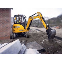 JCB 8030 ZTS lipdukai, laminuotos piktogramos