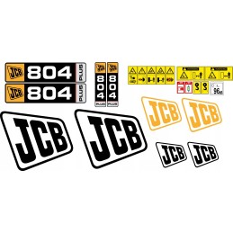 JCB 804 plus mini ekskavatoriaus laminuoti lipdukai
