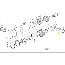 Rankovė pasvirimo pavaros galvoje 7111711134 cva