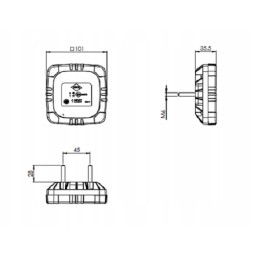 Kombinuotas priekinis žibintas su 2 traktoriaus funkcijomis