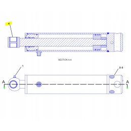 CVA ekskavatorinio krautuvo cilindro galvutės įvorė