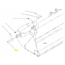 Ryklio cilindro kaiščio kačių ekskavatoriaus krautuvas cva