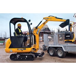 JCB 8014 cts mini ekskavatoriaus laminuoti lipdukai