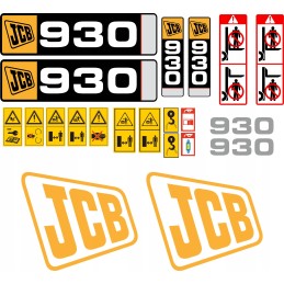 JCB 930 laminuoti šakinio krautuvo lipdukai