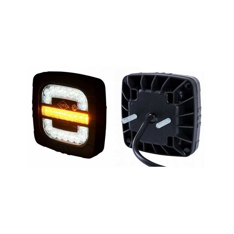 LED priekinis žibintas 12v 24v 2 funkcijos