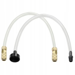 Ištuštinkite užpildo tiltelio vamzdį ir žarną