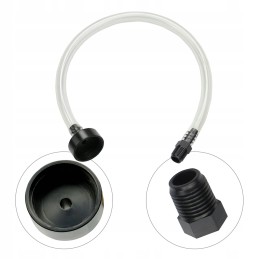 Ištuštinkite užpildo tiltelio vamzdį ir žarną