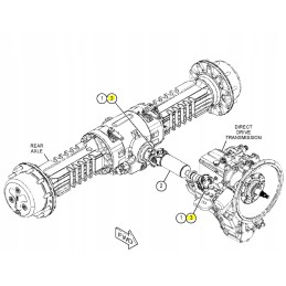 Cat ekskavatorinio krautuvo skersinio tvirtinimo varžtas