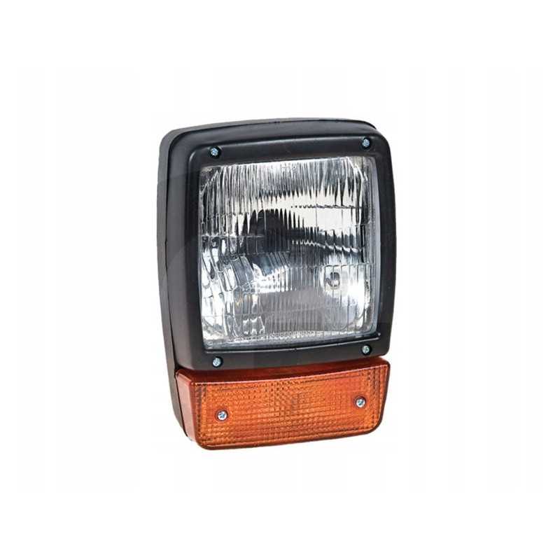 H4 priekinis žibintas su jcb stačiakampiu posūkio signalu