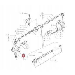 Apatinis kakliukas New Holland b115 85807972