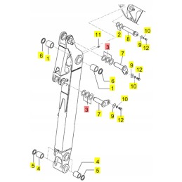 Yanmar poveržlių rinkinys kaiščiams b12 b18 sv15 18