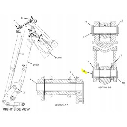 Smeigtukas katinio ekskavatoriaus galvoje 2201019 cva
