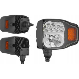 Priekinis žibintas JCB Case Manitou Komatsu Cat LED lempa