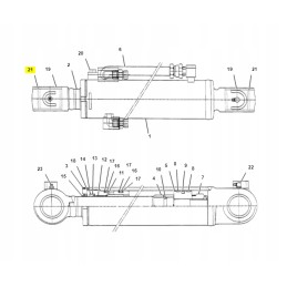 Stick cat mini ekskavatoriaus cilindro įvorė