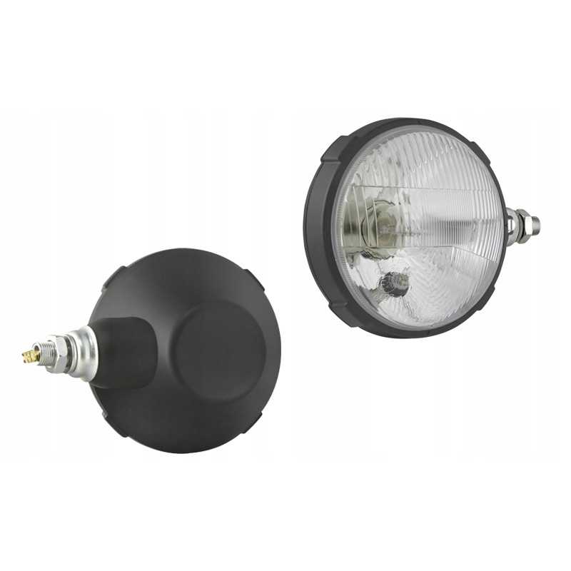 R2 priekinis žibintas šoniniame korpuse, dešinėje pusėje