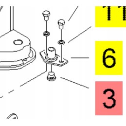 Yanmar alyvos keptuvės kamštis m16x1 5 sv15 sv26