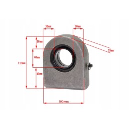 Pavaros kilpa privirinta prie cilindro 80w 00 gf40