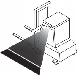 9w mėlynos linijos apsauginė lempa