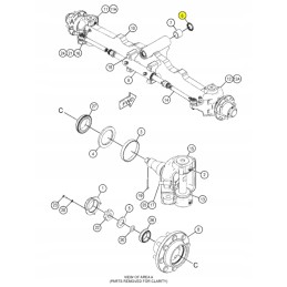Cva cat ašies pakabos įvorės sandariklis