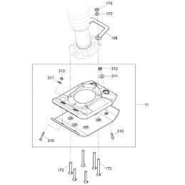 Wacker bs kojinių varžtų rinkinys 0212386