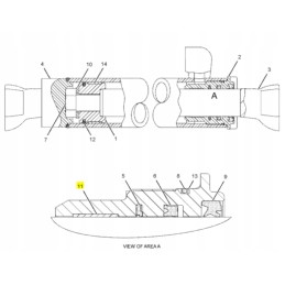 Greiderio cilindro 4t5613 stumdomas sandariklis
