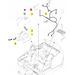 Yanmar rankenėlė c30r sv19 sv100 vio23 vio82