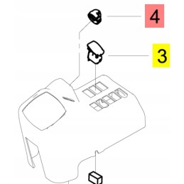Yanmar rankenėlė c30r sv19 sv100 vio23 vio82