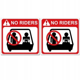 Įspėjamieji lipdukai, žymintys šakinį krautuvą UDT