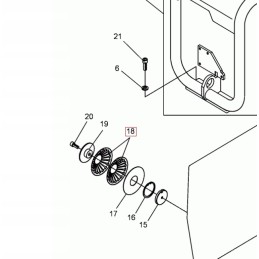 Wacker Neuson DPU sankabos spyruoklė