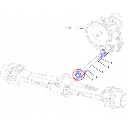 Varančiojo veleno kryžminė galvutė, skirta kačių ekskavatoriniam krautuvui