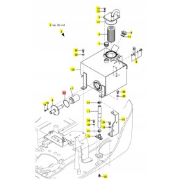 Yanmar O žiedas hidrauliniam bakui 1a g75