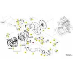 Yanmar hidraulinės žarnos spaustukas sv tc tl tw