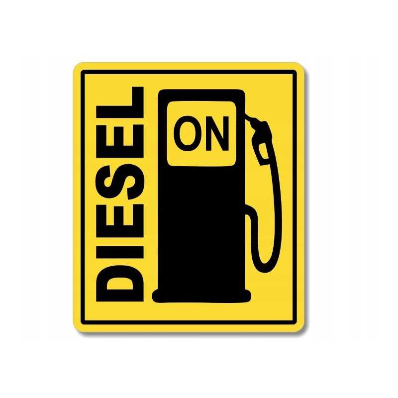 Degalų žymėjimo lipdukas degalų dyzelinas žalias aliejus