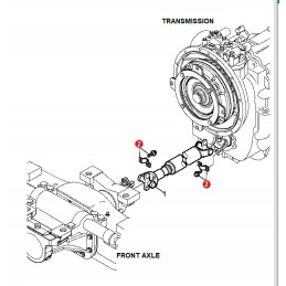 Veleno skersinis gnybtas skirtas Komatsu WB93 WB93S5 WB93R5