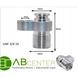 Kintamosios srovės kompresoriaus kompresoriaus adapterio UNF sriegis 3 4 16
