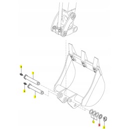Yanmar kaušo tarpiklis 31x45x6 vio17 1